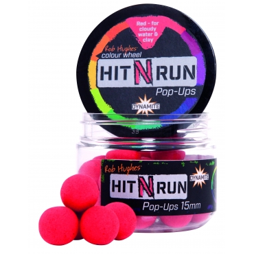 Dynamite Baits Hit N Run Pop-Ups 15mm Red